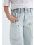 Kız Çocuk Paperbag Kargo Geniş Paça Pamuklu Pantolon D7110A825SP 6