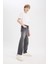 Erkek Çocuk Loose Fit Düz Paça Basic Düz Jean Pantolon D6489A825SM 1