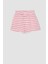 Kız Çocuk Çizgili Şort D0902A824HS 7