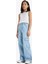 Kız Çocuk Wide Leg Kargo Geniş Paça Jean Pantolon E5879A825AU 2