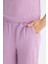 Kız Çocuk Wide Leg Geniş Bol Paça Beli Lastikli Bürümcük Pantolon C5372A824SM 5