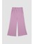 Kız Çocuk Wide Leg Geniş Bol Paça Beli Lastikli Bürümcük Pantolon C5372A824SM 7