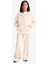 Kız Çocuk Wide Leg Beli Lastikli Geniş Bol Paça Eşofman Altı D9250A825SP 3