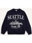 Kız Çocuk Relax Fit Bisiklet Yaka Baskılı Sweatshirt D4384A824WN 7