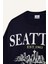 Kız Çocuk Relax Fit Bisiklet Yaka Baskılı Sweatshirt D4384A824WN 8