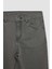 Erkek Çocuk Straight Fit Düz Paça Cepli Gri Basic Düz Jean Pantolon C3697A824WN 7