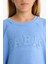 Kız Çocuk Pembe Oversize Geniş Kalıp Bisiklet Yaka Baskılı Sweatshirt D1100A824AU 5