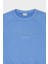 Kız Çocuk Pembe Oversize Geniş Kalıp Bisiklet Yaka Baskılı Sweatshirt D1100A824AU 8