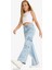 Kız Çocuk Wide Leg Kargo Geniş Paça Jean Pantolon C8540A824AU 3