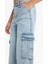 Kız Çocuk Wide Leg Kargo Geniş Paça Jean Pantolon C8540A824AU 5