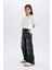 Kız Çocuk Wide Leg Kargo Geniş Paça Jean Pantolon C8539A824AU 1