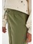 Kız Çocuk Wide Leg Geniş Bol Paça Beli Lastikli Basic Düz Eşofman Altı D0743A824AU 5