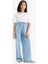 Kız Çocuk Wide Leg Geniş Paça Jean Pantolon D7101A825SM 2