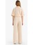 Kız Çocuk Beli Lastikli Wide Leg Geniş Bol Paça Pamuklu Pantolon D7611A825SM 6