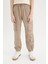 Erkek Çocuk Kargo Cepli Standart Paça Gabardin Jogger Pantolon D6314A825SP 4