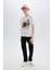 Erkek Çocuk Straight Fit Standart Paça Basic Düz Jean Pantolon B5445A825SM 3