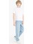 Erkek Çocuk Straight Fit Düz Paça Cepli Basic Düz Jean Pantolon C3697A824WN 3