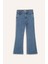 Kız Çocuk Flare Fit İspanyol Paça Jean Pantolon D7096A825SM 8