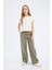 Kız Çocuk Wide Leg Geniş Bol Paça Pamuklu Pantolon D7609A825SM 2