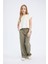 Kız Çocuk Wide Leg Geniş Bol Paça Pamuklu Pantolon D7609A825SM 3