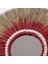 Mylamp Yıldız 60 Cm. Kırmızı Renkli Doğal Deniz Sazı Ayna 5