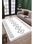 Iskandinav Desenli Halı Kaymaz Taban Kilim Yıkanabilir Yolluk Dot Tabanlı Salon Halısı 4104A 2
