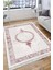 Klasik Kırmızı Kilim Yıkanabilir Halı Kaymaz Taban Kilim Dot Tabanlı Oturma Odası Halısı 4007C 4