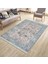 Klasik Eskitme Yolluk Yıkanabilir Halı Kaymaz Taban Kilim Dot Tabanlı Oturma Odası Halısı 4011C 3