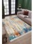 Çizgili Otantik Yolluk Yıkanabilir Halı Kaymaz Taban Kilim Dot Tabanlı Oturma Odası Halısı 4021A 2