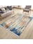 Çizgili Otantik Yolluk Yıkanabilir Halı Kaymaz Taban Kilim Dot Tabanlı Oturma Odası Halısı 4021A 3