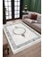 Klasik Gri Kilim Yıkanabilir Halı Kaymaz Taban Kilim Dot Tabanlı Oturma Odası Halısı 4007D 2