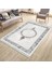 Klasik Gri Kilim Yıkanabilir Halı Kaymaz Taban Kilim Dot Tabanlı Oturma Odası Halısı 4007D 3