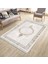 Klasik Bej Kilim Yıkanabilir Halı Kaymaz Taban Kilim Dot Tabanlı Oturma Odası Halısı 4007A 3