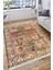 Kahverengi Otantik Halı Yıkanabilir Halı Kaymaz Taban Kilim Dot Tabanlı Oturma Odası Halısı 4061A 4