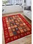 Kırmızı Otantik Yolluk Yıkanabilir Halı Kaymaz Taban Kilim Dot Tabanlı Oturma Odası Halısı 4013B 4