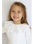 Kız Çocuk Ekru Uzun Kollu Bisiklet Yaka Fisto Detaylı 23 Nisan Body Bluz 8