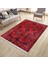Kırmızı Vintage Desen Kaymaz Taban Kilim Yıkanabilir Yolluk Dot Tabanlı Oturma Odası Halısı 4067A 3