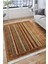 Kahverengi Klasik Halı Yıkanabilir Halı Kaymaz Taban Kilim Dot Tabanlı Oturma Odası Halısı 4056A 4