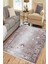 Eskitme Çiçekli Desen Kaymaz Taban Kilim Yıkanabilir Yolluk Dot Tabanlı Salon Halısı 4181A 1