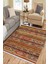 Vintage Desenli Halı Kaymaz Taban Kilim Yıkanabilir Yolluk Dot Tabanlı Oturma Odası Halısı 4077A 1
