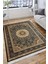 Klasik Figürlü Halı Kaymaz Taban Kilim Yıkanabilir Yolluk Dot Tabanlı Salon Halısı 4115B 4