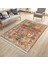 Kahverengi Otantik Halı Yıkanabilir Halı Kaymaz Taban Kilim Dot Tabanlı Oturma Odası Halısı 4061A 3