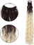 Lastik Tokalı At Kuyruğu Kabarık Afro Dalgalı - Kumral / Platin Ombre 1