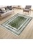 Yeşil Klasik Desen Kaymaz Taban Kilim Yıkanabilir Yolluk Dot Tabanlı Salon Halısı 4164D 3