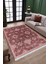 Eskitme Çiçek Desenli Halı Kaymaz Taban Kilim Yıkanabilir Yolluk Dot Tabanlı Salon Halısı 4161A 2