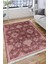 Eskitme Çiçek Desenli Halı Kaymaz Taban Kilim Yıkanabilir Yolluk Dot Tabanlı Salon Halısı 4161A 4