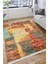 Iskandinav Desen Çok Renkli Kaymaz Taban Kilim Yıkanabilir Yolluk Dot Tabanlı Salon Halısı 4172A 4