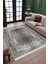 Gri Klasik Desen Halı Kaymaz Taban Kilim Yıkanabilir Yolluk Dot Tabanlı Salon Halısı 4164A 2