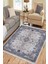 Klasik Desenli Halı Kaymaz Taban Kilim Yıkanabilir Yolluk Dot Tabanlı Salon Halısı 4109A 1