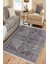 Gri Eskitme Klasik Desen Kaymaz Taban Kilim Yıkanabilir Yolluk Dot Tabanlı Salon Halısı 4194A 1